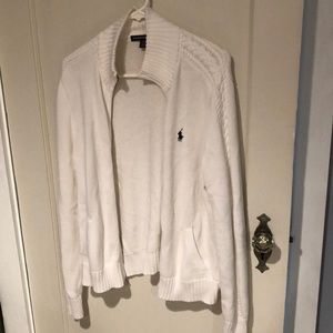 Polo White Sweater XL